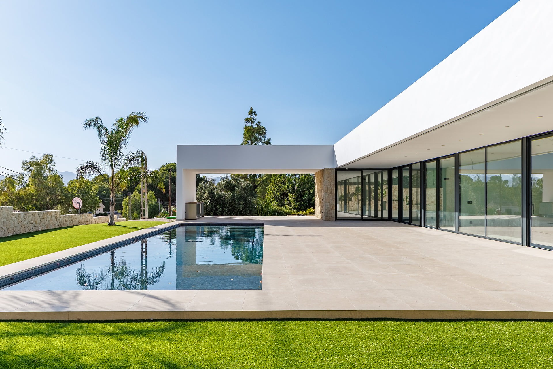 Luxury property facade